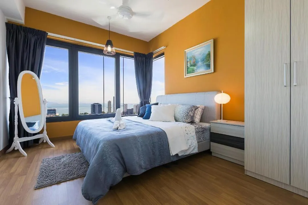 The Ash, 3Br Seaview By Wstay @ Tropicana 218 Macalister George Town Apartment