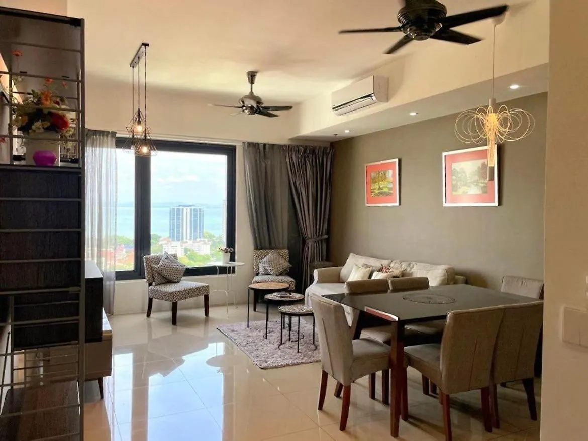 Apartment The Ash, 3Br Seaview By Wstay @ Tropicana 218 Macalister George Town Malaysia